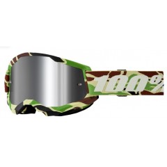 100% STRATA 2 ZATEMNJENA MOTOKROS OČALA WAR CAMO